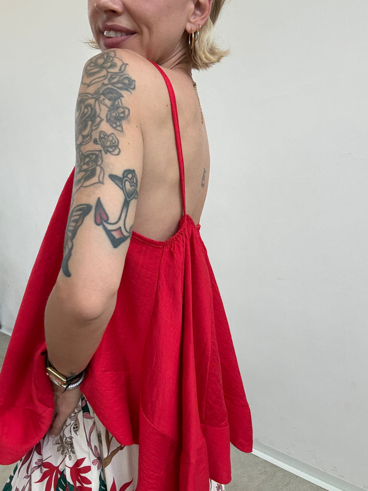 CANOTTA ASIMMETRICA ROSSA