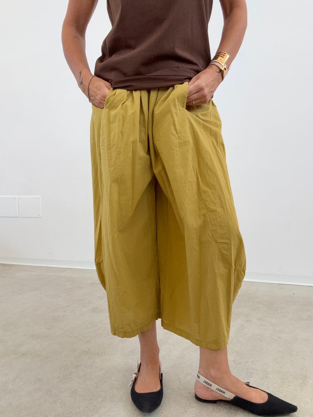 PANTA LORETTA BALLON OLIO
