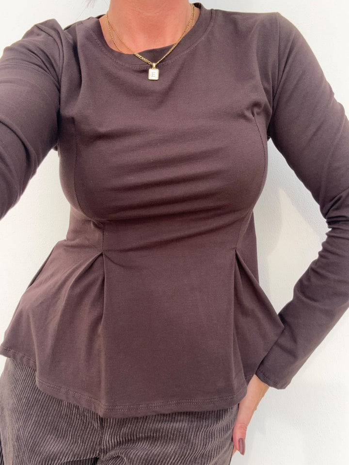 TSHIRT CRIS CIOCCOLATO