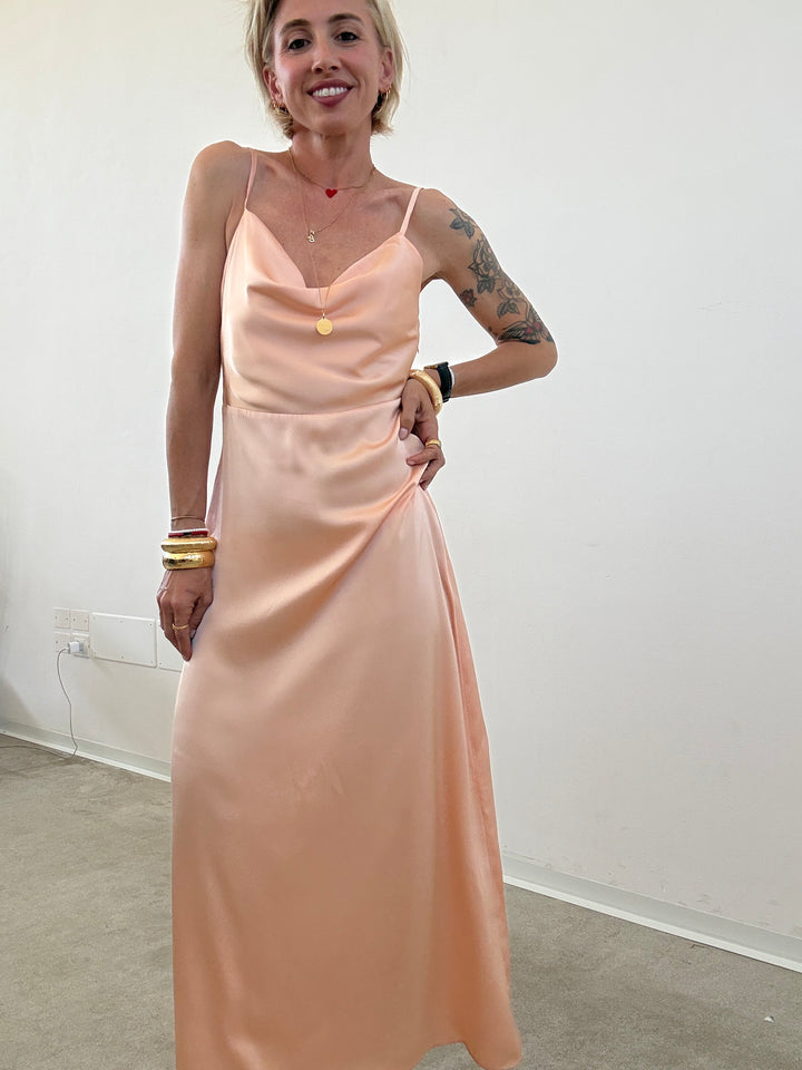 ABITO VANINA SATIN PESCA