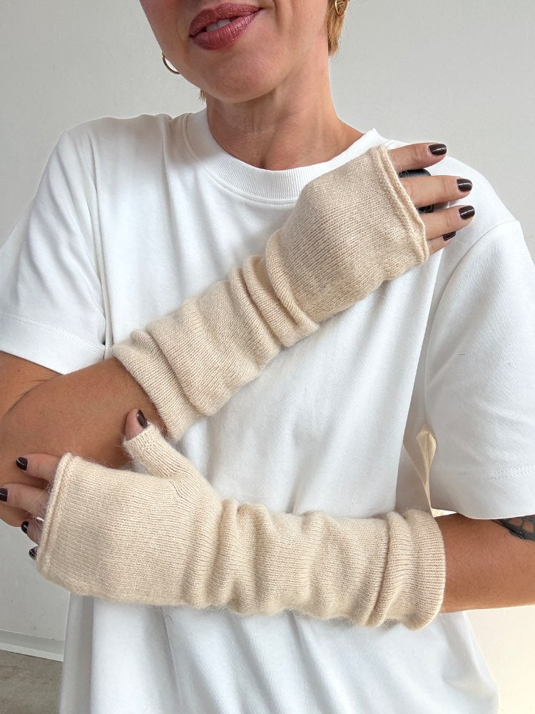 GLOVELETTE LANA LIGHTBEIGE