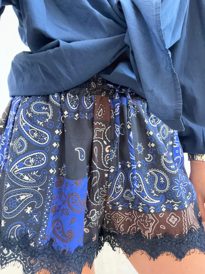 BERMUDA MIX PIZZO BANDANA BLUETTE