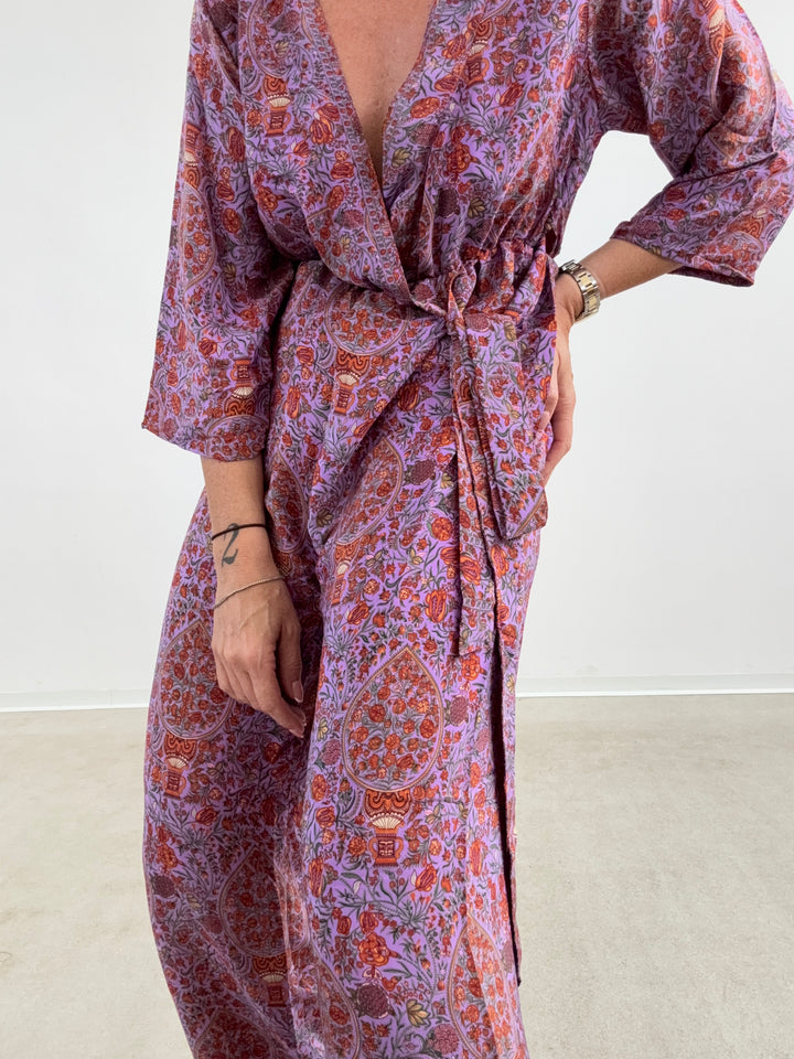 JUMPSUIT DELHI VIOLA/RUST