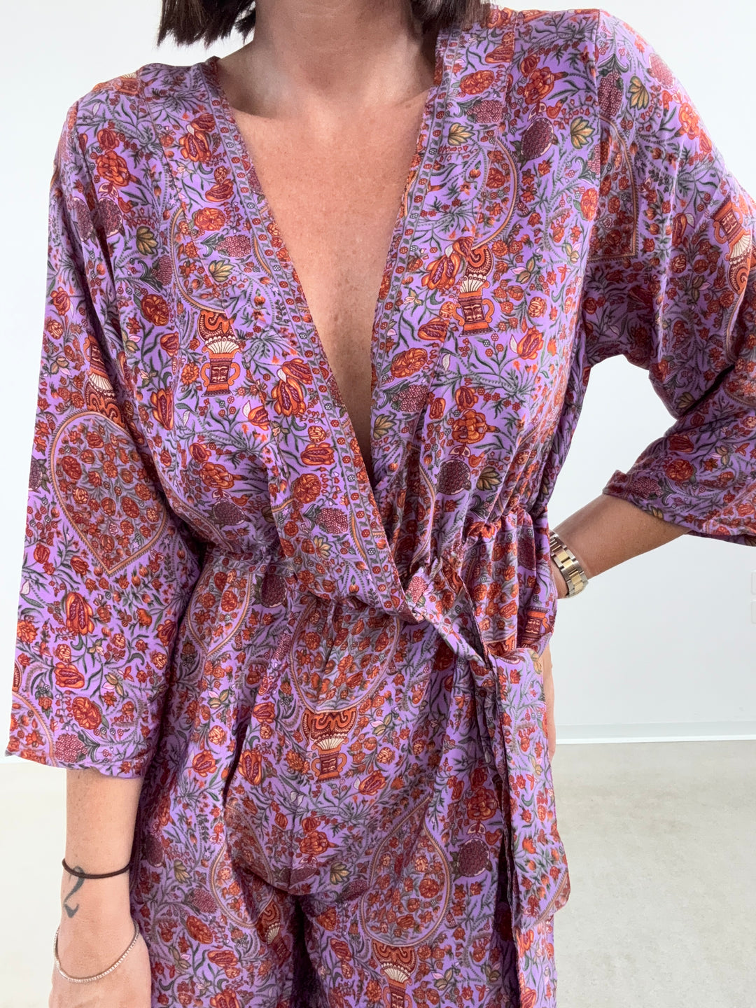 JUMPSUIT DELHI VIOLA/RUST