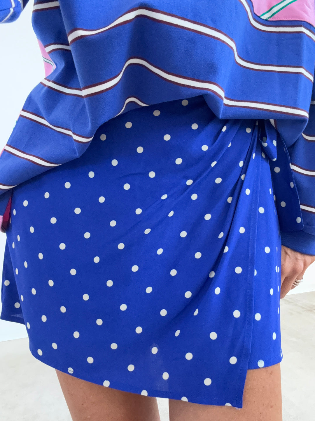GONNA PANTA POIS BLUETTE