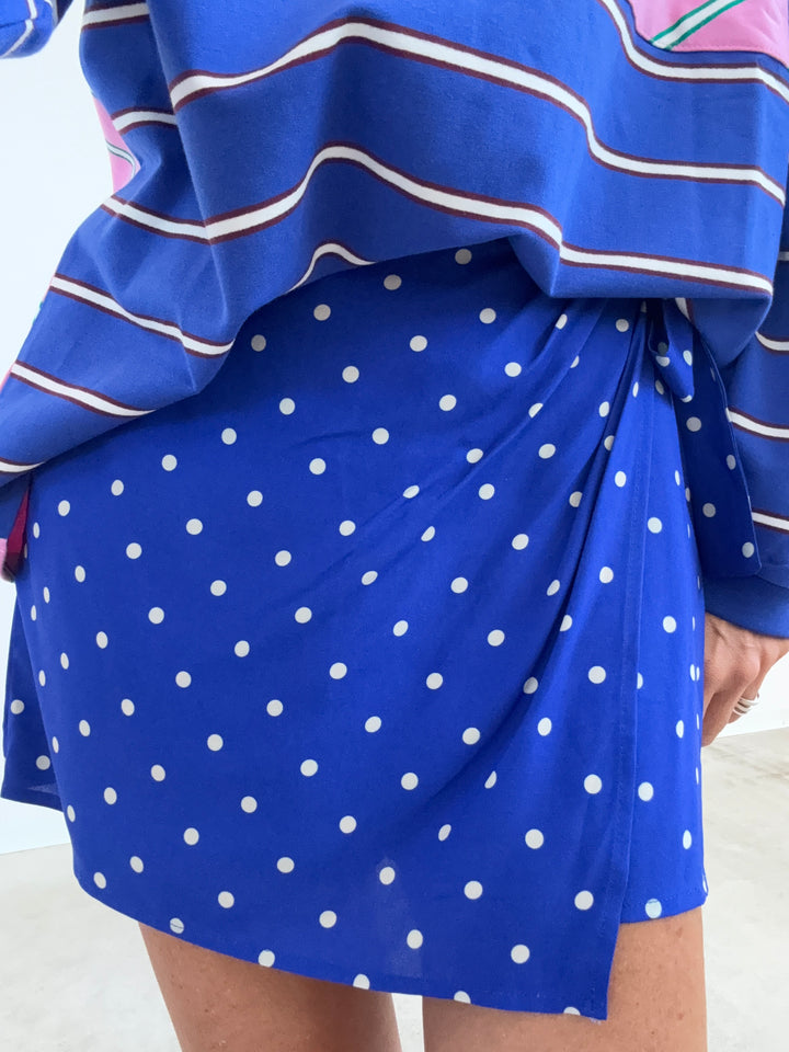 GONNA PANTA POIS BLUETTE