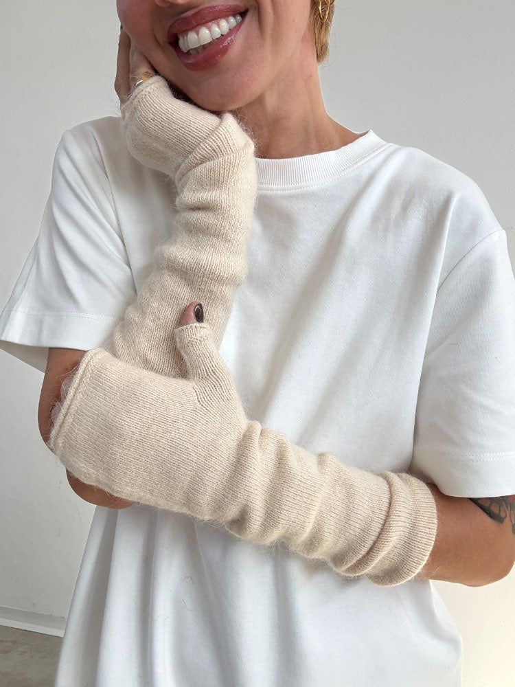 GLOVELETTE LANA LIGHTBEIGE