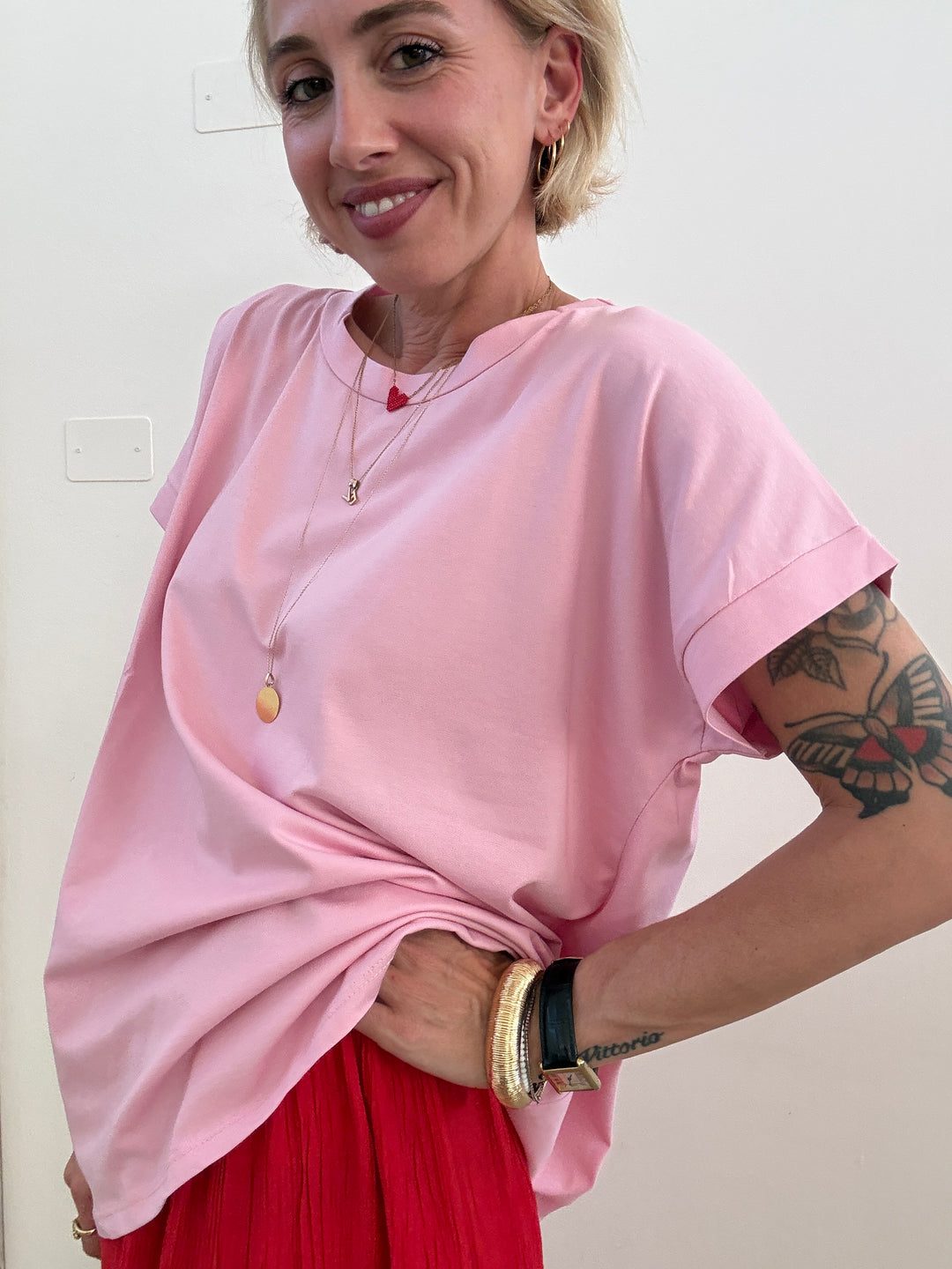 TSHIRT TRACY BASIC PINK