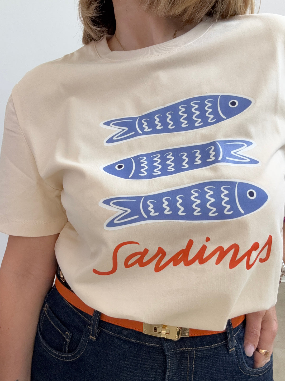TSHIRT AZUL SARDINES VANIGLIA