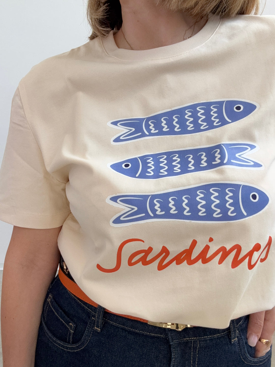 TSHIRT AZUL SARDINES VANIGLIA