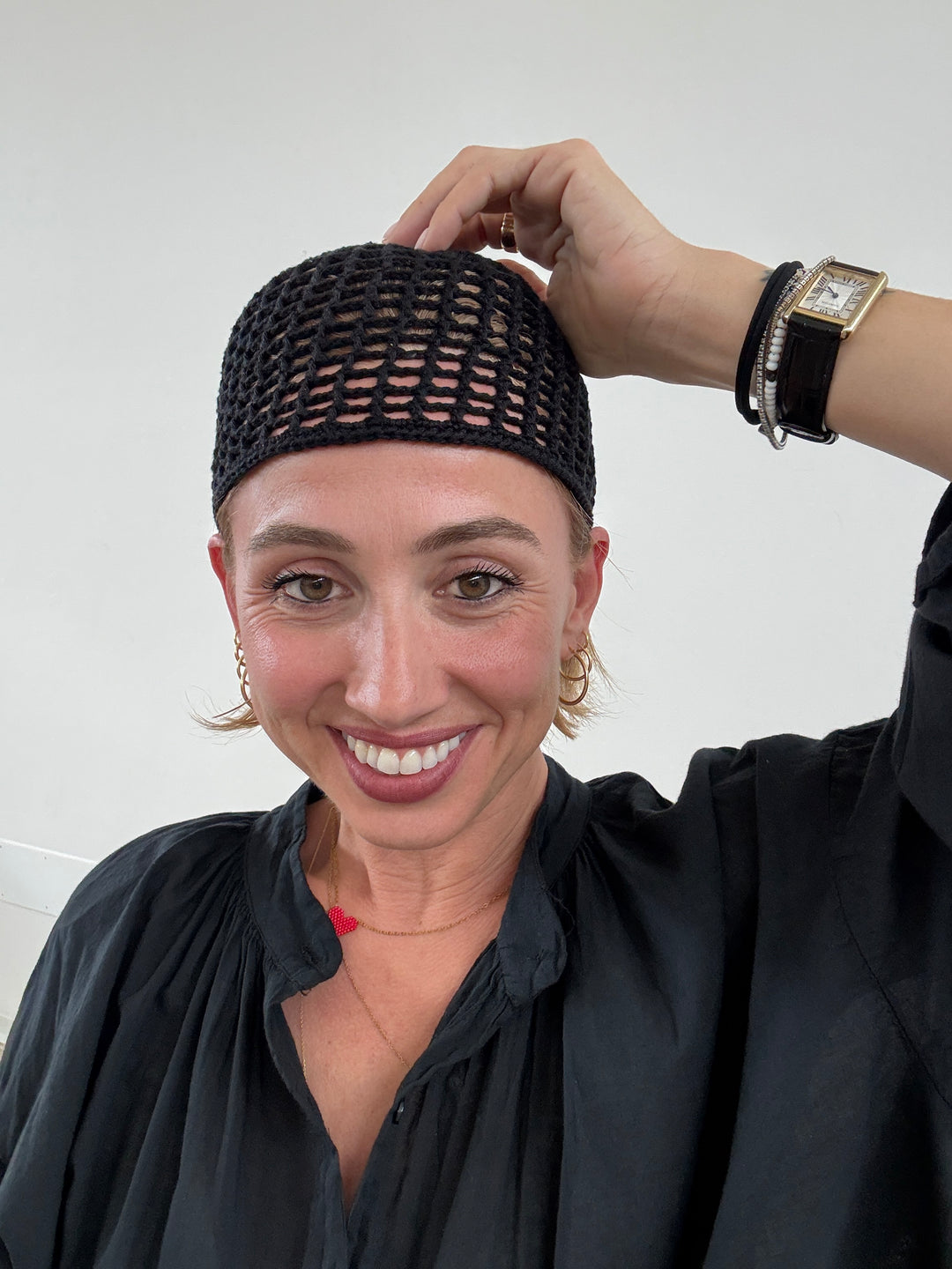 CAPPELLO UNCINETTO NERO