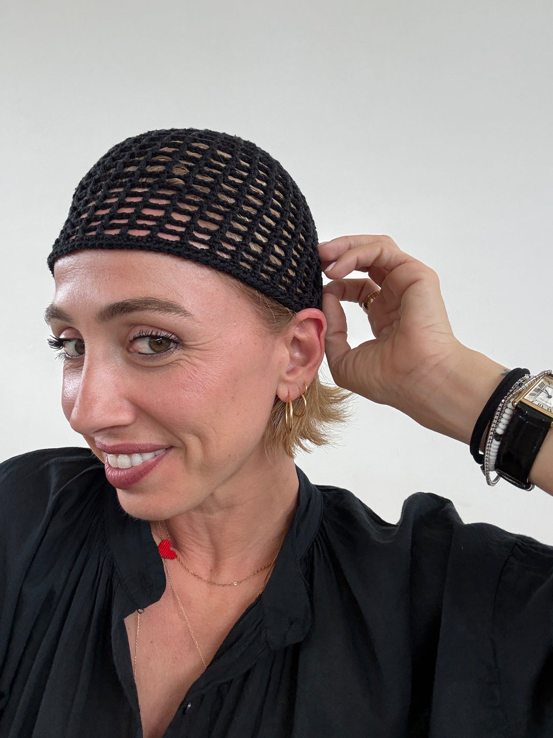 CAPPELLO UNCINETTO NERO