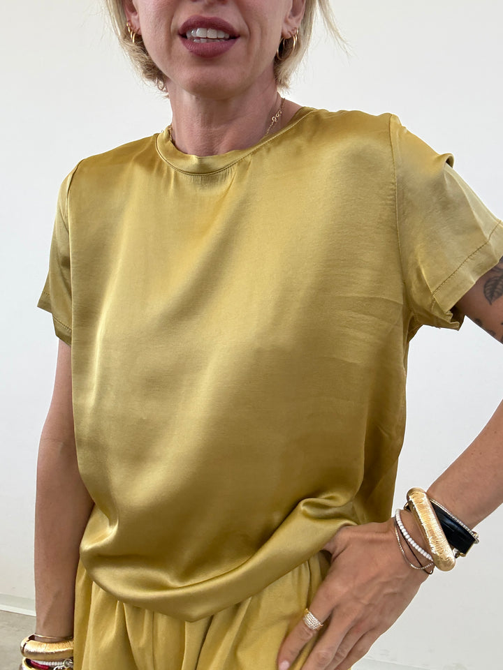 TSHIRT BETTA SATIN OLIO