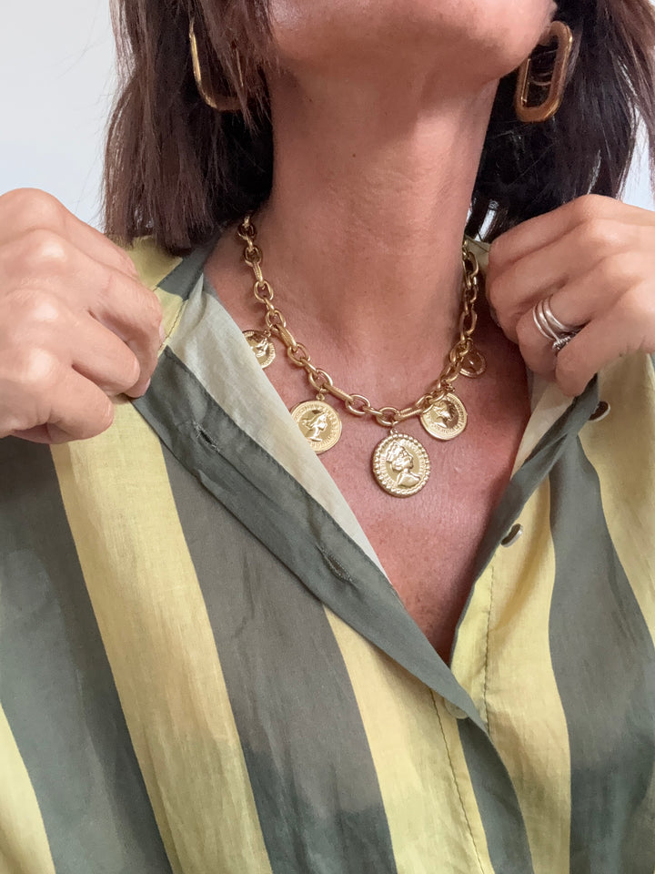 COLLANA MIX MONETE ORO