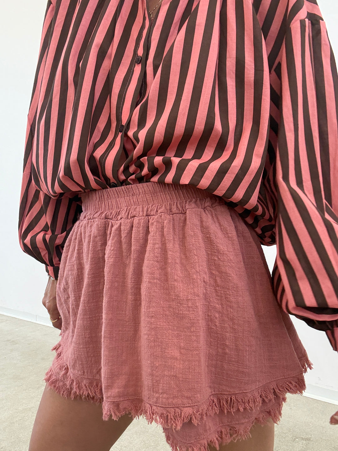 SHORTS GARZA OLD ROSE