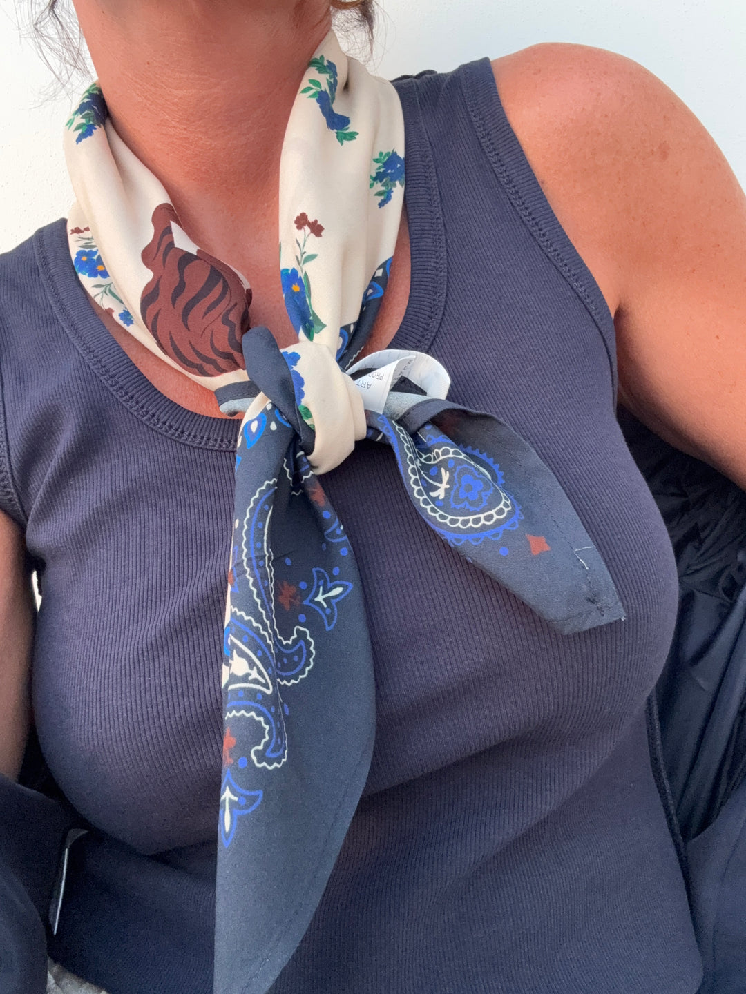 FOULARD FANTASIA TIGRE PANNA