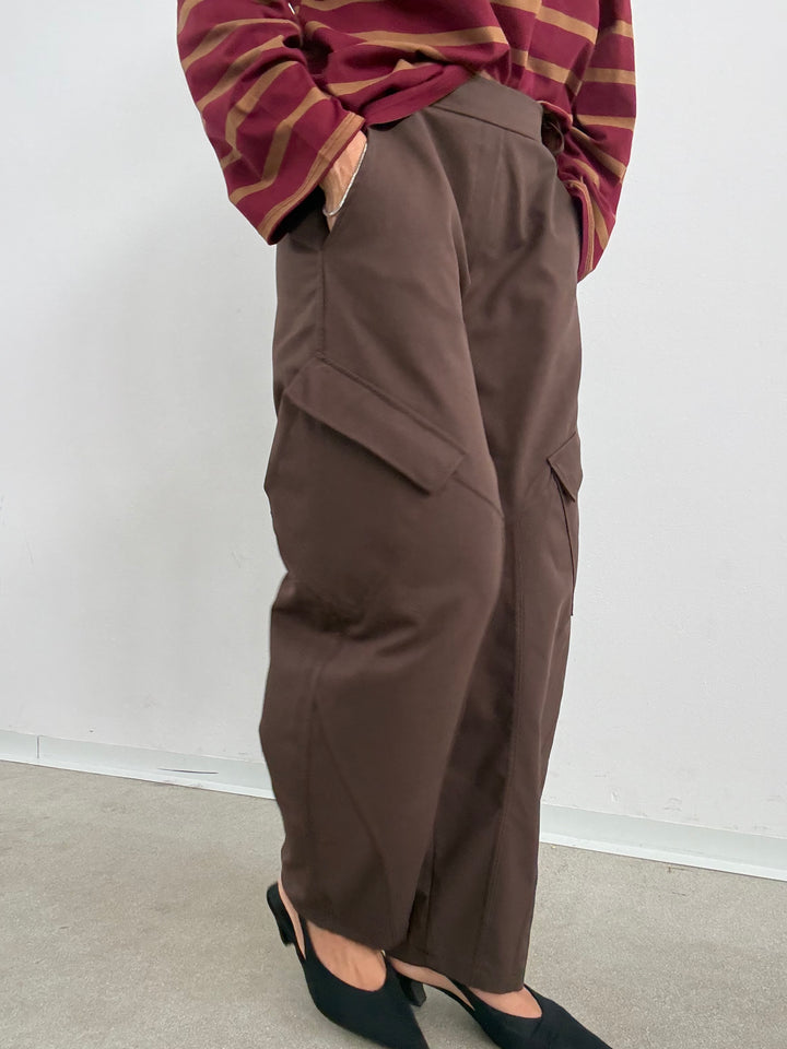 PANTA BRIGITTE CARGO CIOCCOLATO