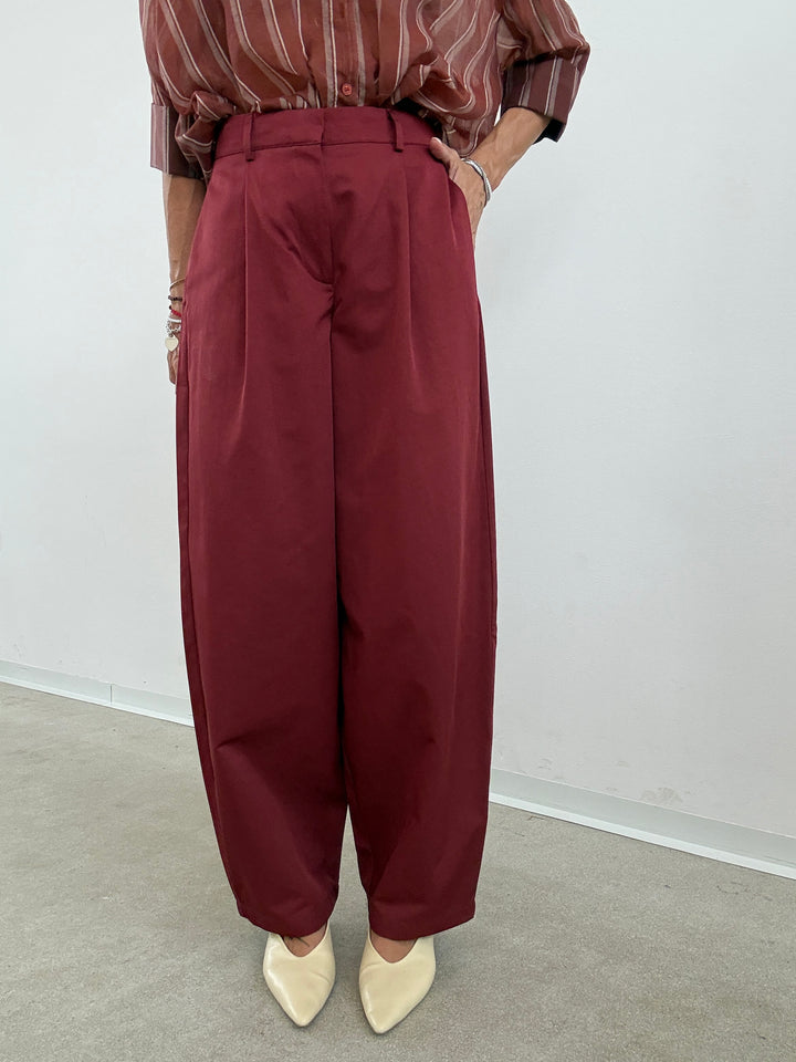 PANTALONE TAYLOR ROSSO SCURO