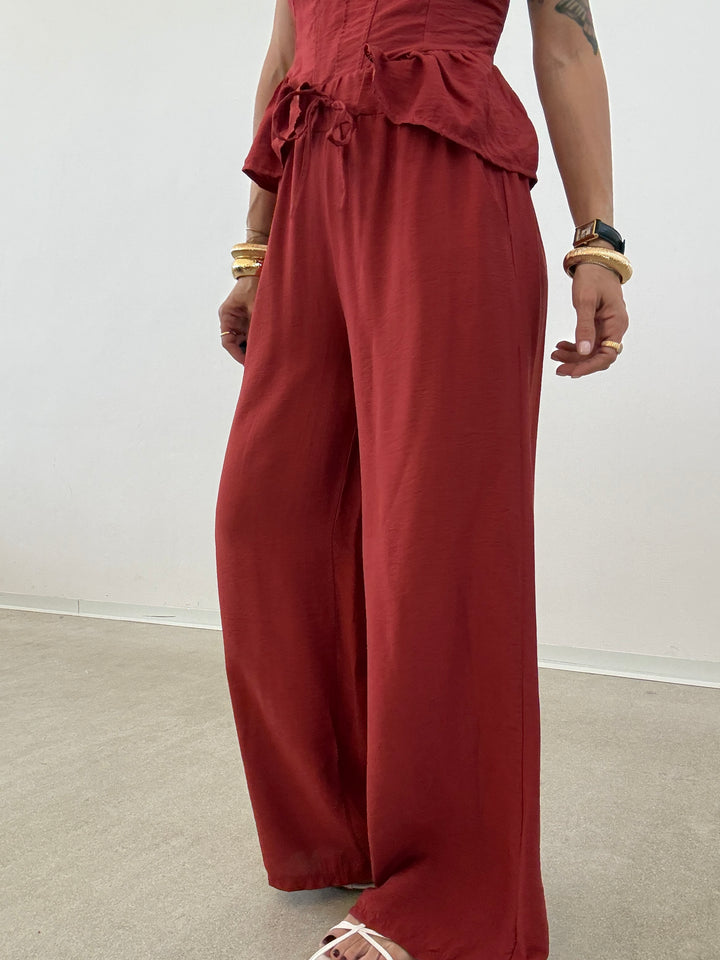 SET POLINA ROSSO COCCIO