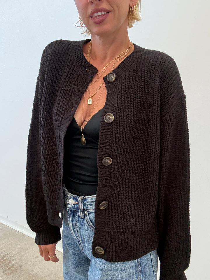 CARDIGAN LEA NERO