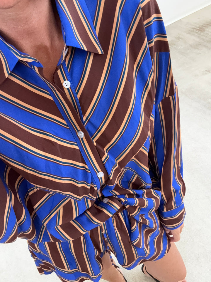 CAMICIA RIGHE MIX MORO
