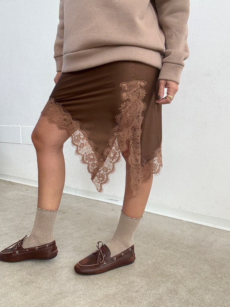 GONNA PIZZO/SATIN CARAMELLO;GONNA PIZZO/SATIN CARAMELLO;GONNA PIZZO/SATIN CARAMELLO;GONNA PIZZO/SATIN CARAMELLO;GONNA PIZZO/SATIN CARAMELLO;GONNA PIZZO/SATIN CARAMELLO