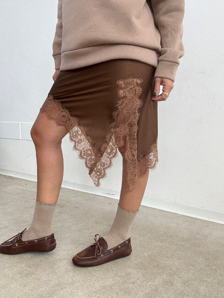 GONNA PIZZO/SATIN CARAMELLO;GONNA PIZZO/SATIN CARAMELLO;GONNA PIZZO/SATIN CARAMELLO;GONNA PIZZO/SATIN CARAMELLO;GONNA PIZZO/SATIN CARAMELLO;GONNA PIZZO/SATIN CARAMELLO