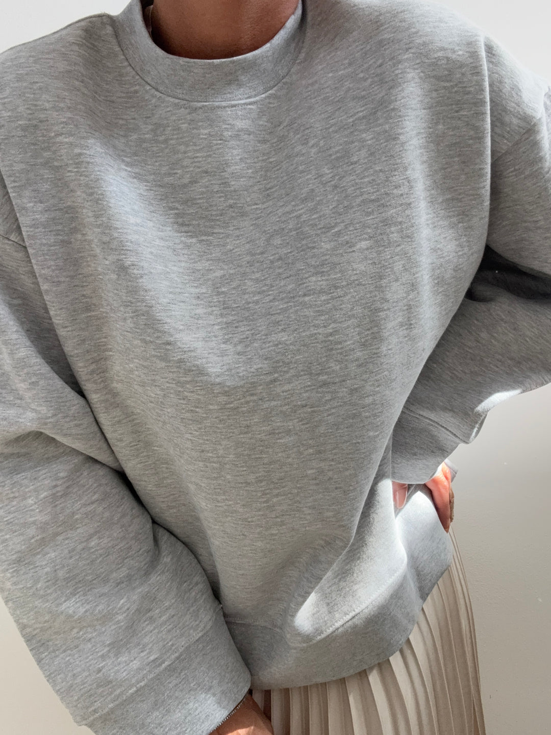 FELPA SOPHIA GRIGIO MÉLANGE