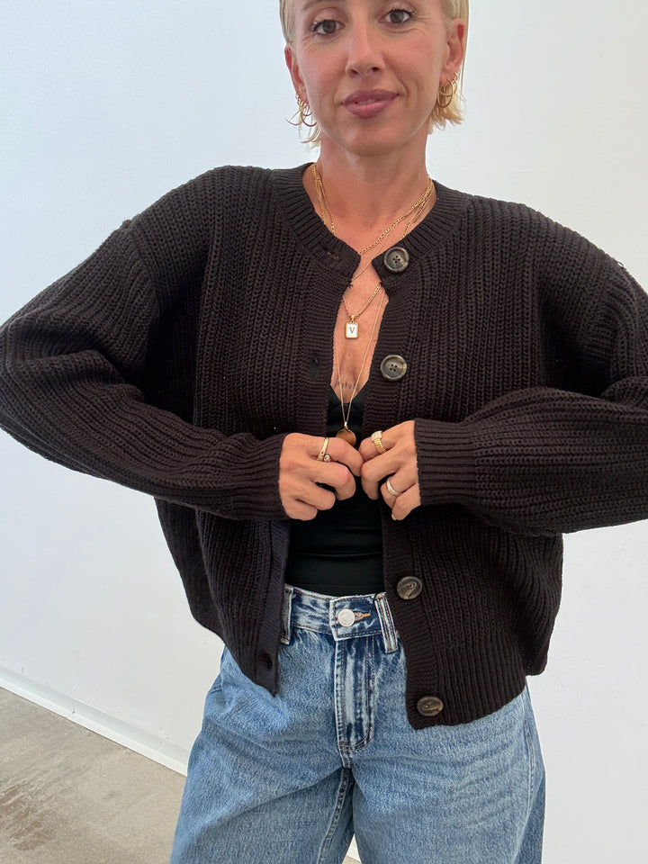 CARDIGAN LEA NERO