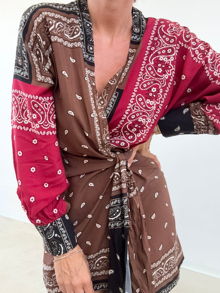 ABITO PORTAFOGLIO MIX BANDANA NERO