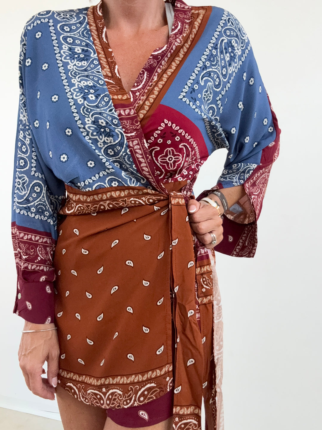 ABITO PORTAFOGLIO MIX BANDANA RUGGINE