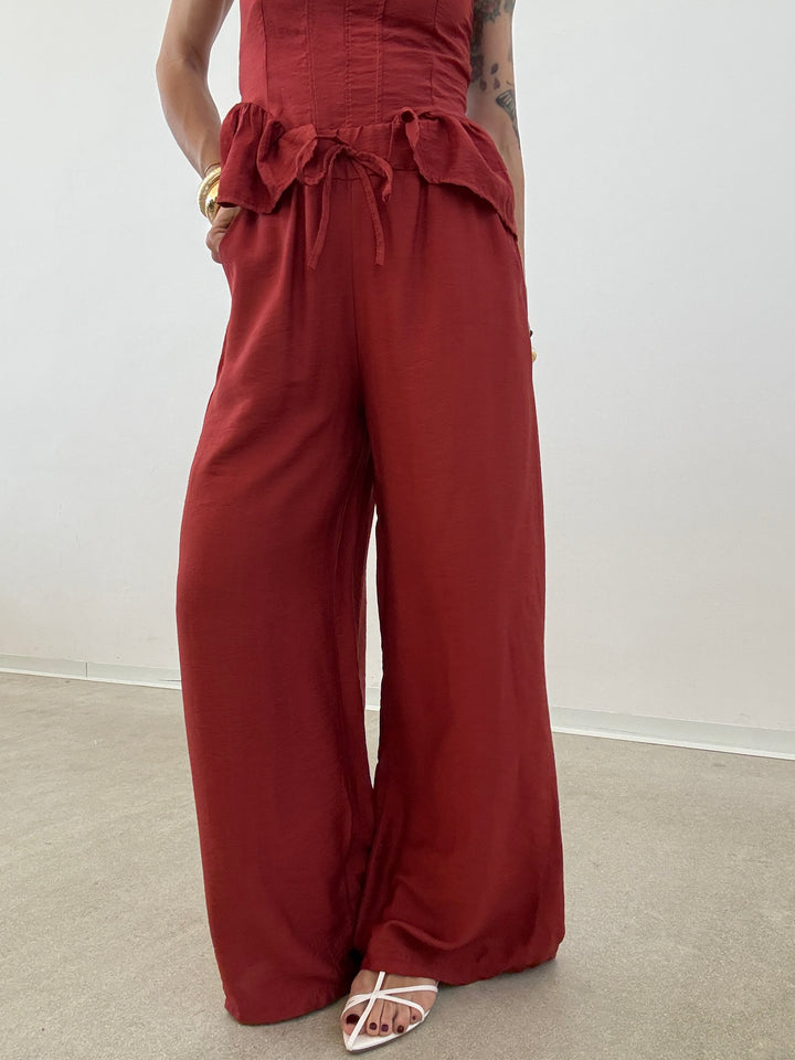 SET POLINA ROSSO COCCIO