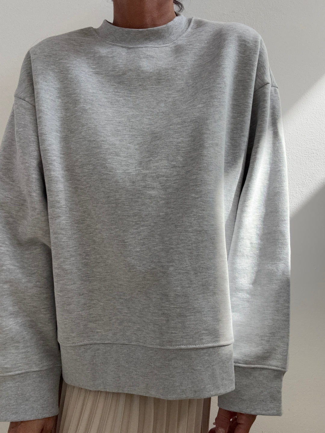 FELPA SOPHIA GRIGIO MÉLANGE