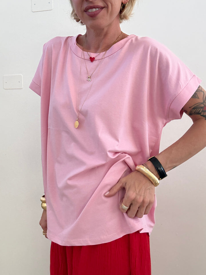 TSHIRT TRACY BASIC PINK