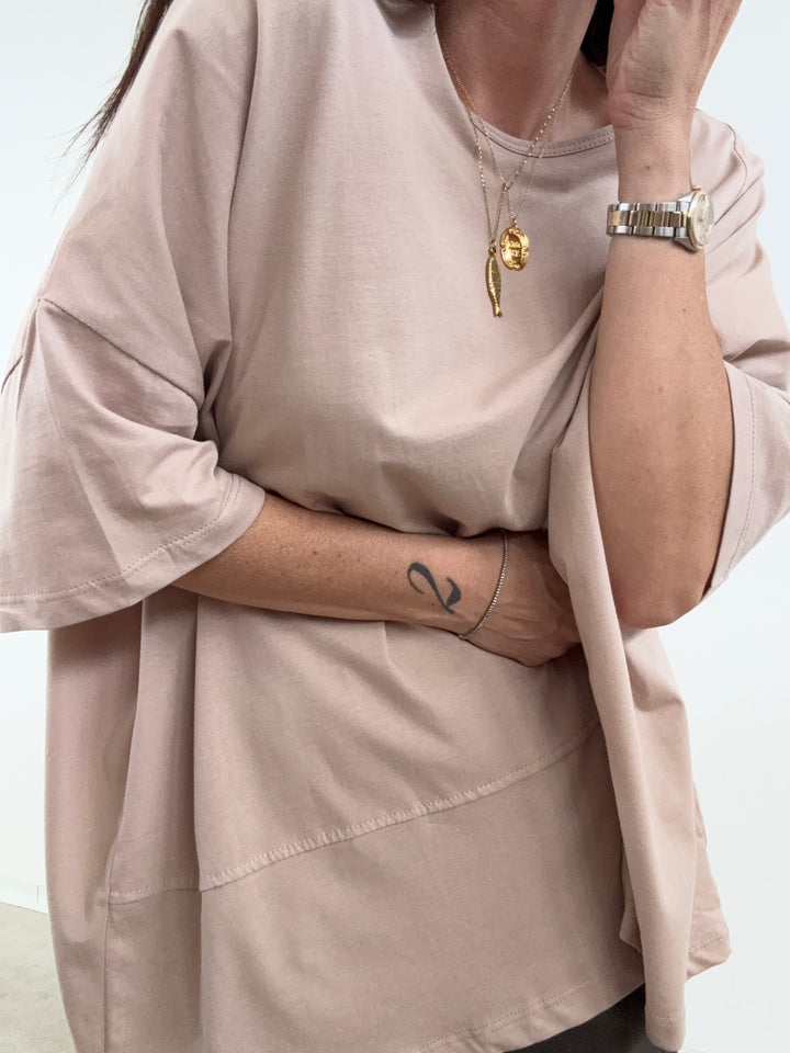TSHIRT TITTI OVER LIGHTBEIGE