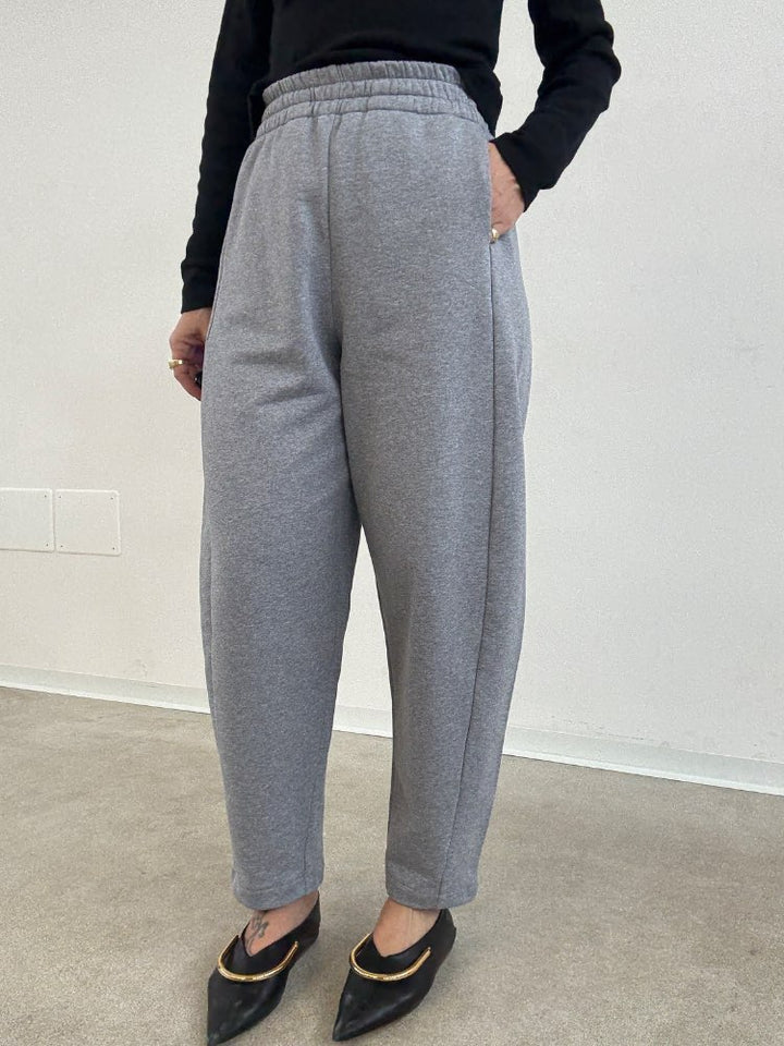 PANTALONE ZELDA FELPA GRIGIO MELANGE