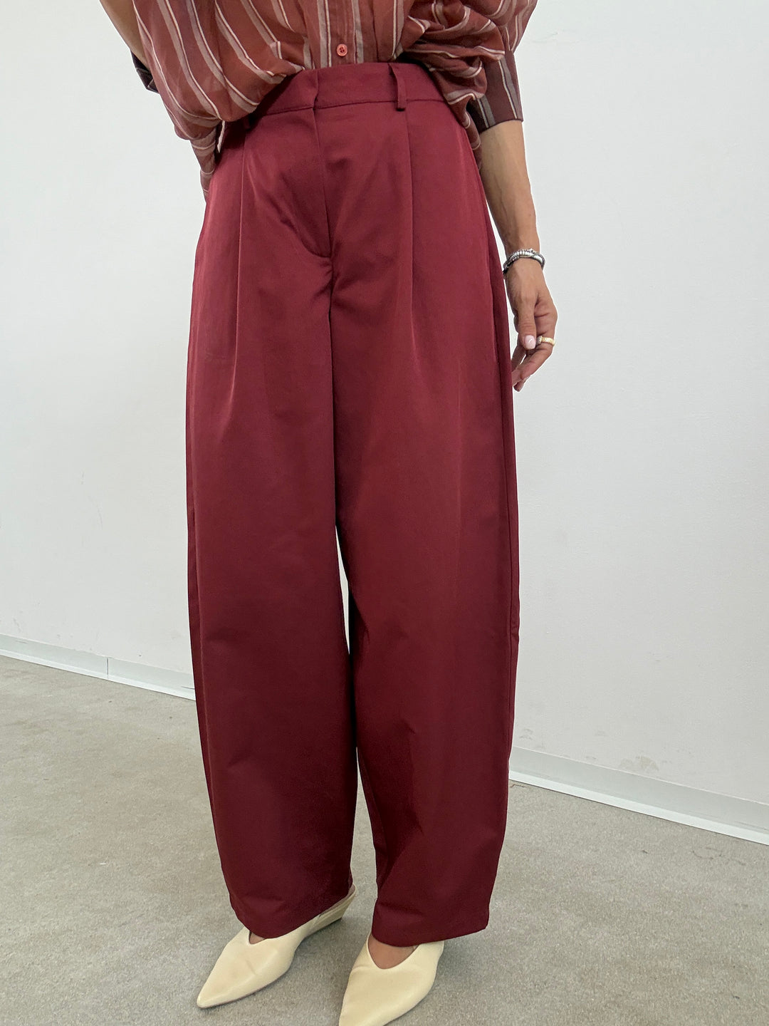 PANTALONE TAYLOR ROSSO SCURO