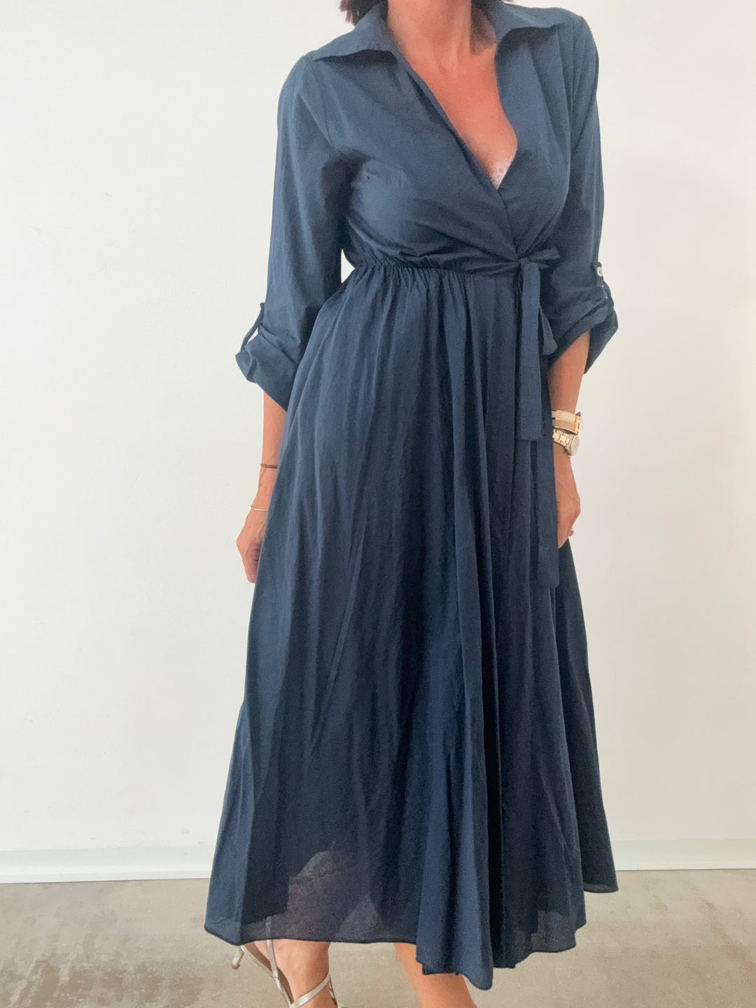 CHEMISIER PORTAFOGLIO BLU NAVY