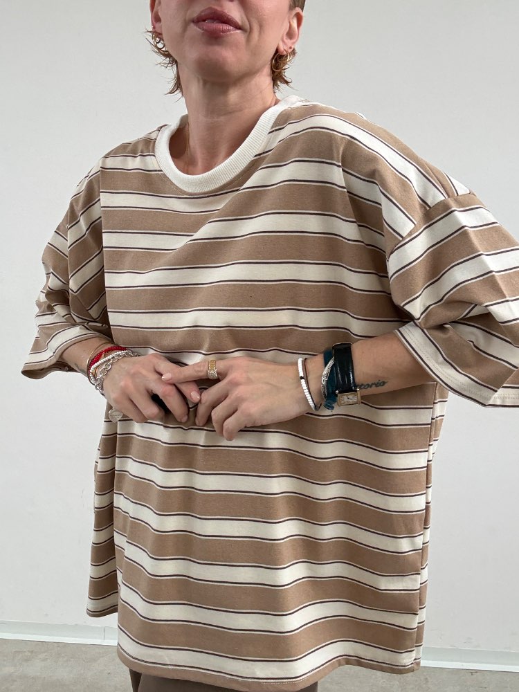 TSHIRT EMILIA RIGHE BEIGE/PANNA;TSHIRT EMILIA RIGHE BEIGE/PANNA;TSHIRT EMILIA RIGHE BEIGE/PANNA;TSHIRT EMILIA RIGHE BEIGE/PANNA;TSHIRT EMILIA RIGHE BEIGE/PANNA;TSHIRT EMILIA RIGHE BEIGE/PANNA