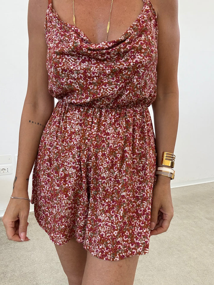 JUMPSUIT ILARIA FIORELLINI ORANGE
