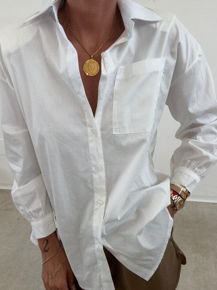 CAMICIA SPALLINE BIANCA