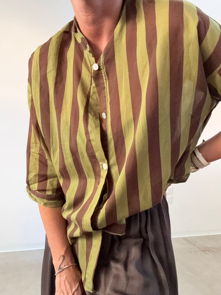 CAMICIA HELEN OLIO MORO