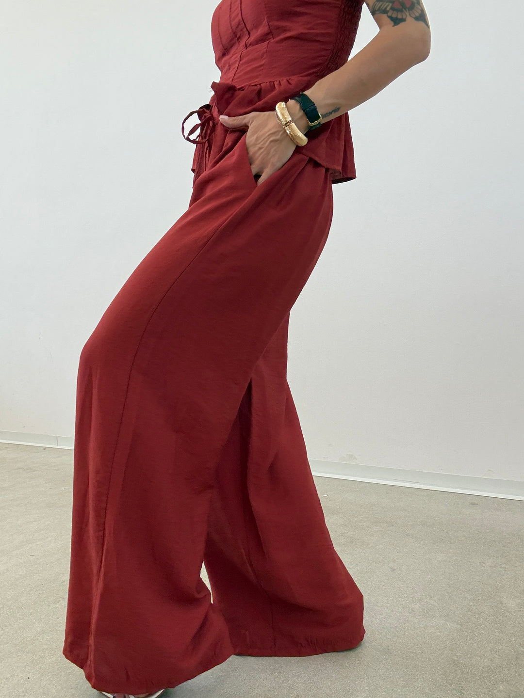 SET POLINA ROSSO COCCIO