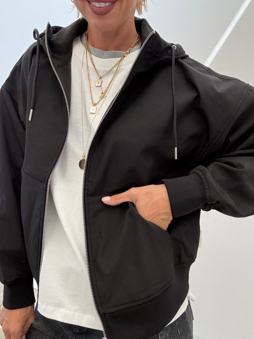GIUBBINO SOFTSHELL NERO