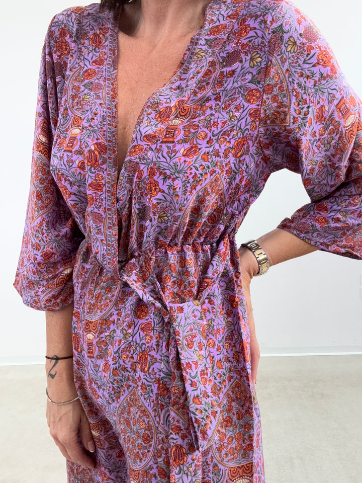 JUMPSUIT DELHI VIOLA/RUST