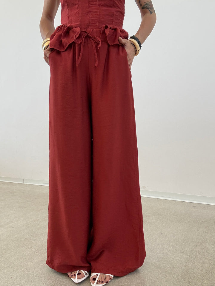 SET POLINA ROSSO COCCIO