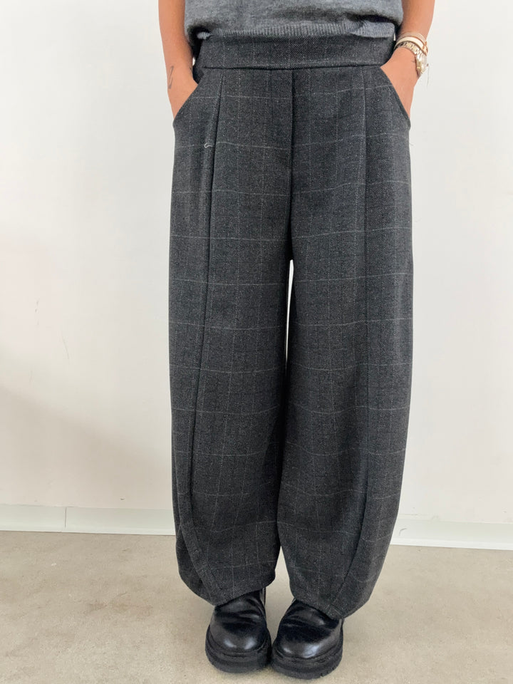 PANTA DORIS GRIGIO SALE E PEPE