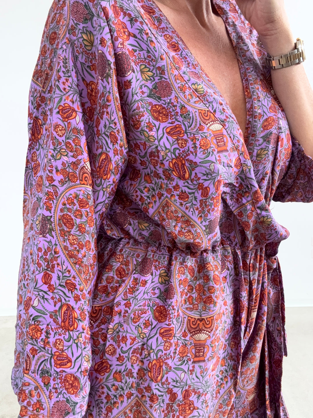 JUMPSUIT DELHI VIOLA/RUST