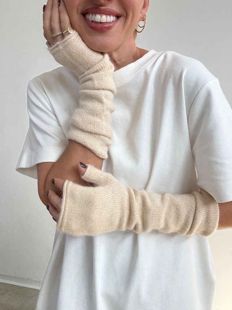GLOVELETTE LANA LIGHTBEIGE