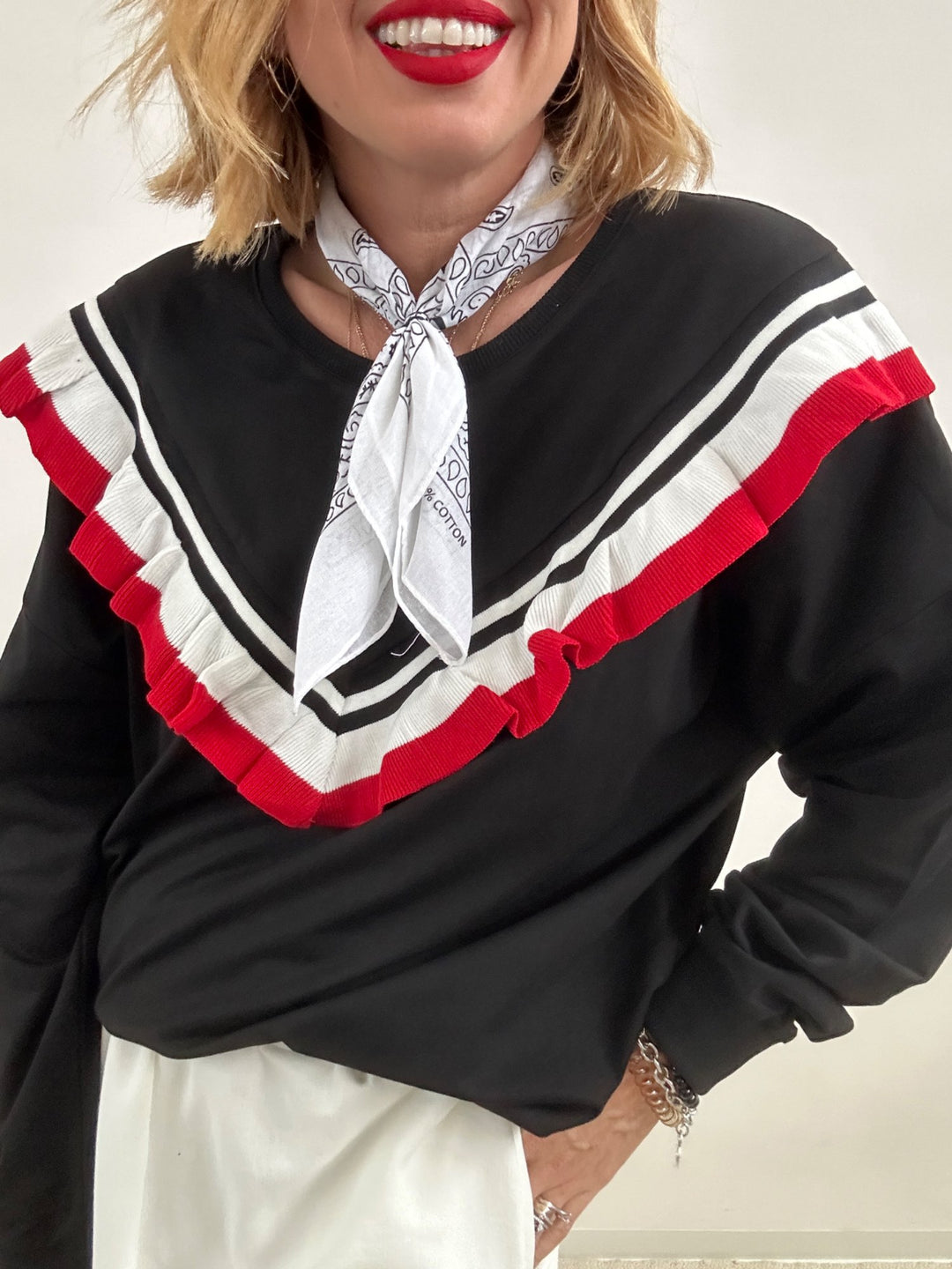 BANDANA COTONE BIANCO;BANDANA COTONE BIANCO